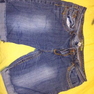 Refuse jean shorts size 14